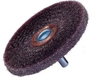 weiler polyflex steel wheel brush - 0.0118 in bristle dia shank attachment - 3 in od & 20000 max rpm - 35315 [price is per wheel] by weiler