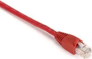 black box corporation 7ft red cat5e 350mhz patch cable utp cm snagless