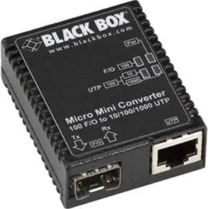 FAST ETHERNET (100-MBPS) MEDIA CONVERTER - 10/100/1000-MBPS COPPER TO 100-MBPS F