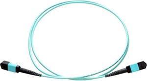 AXIOM MPO FEMALE/MPO MALE MULTIMODE OM3 50/125 FIBER OPTIC CABLE - 12M