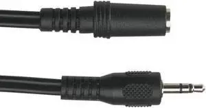 STEREO AUDIO CABLE - 3.5-MM, MALE/FEMALE, 10-FT. (3.0-M)