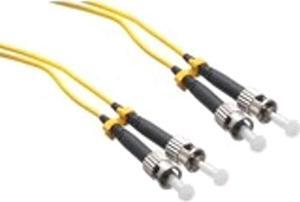 AXIOM ST/ST SINGLEMODE DUPLEX OS2 9/125 FIBER OPTIC CABLE 50M - TAA COMPLIANT