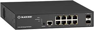GIGABIT ETHERNET (1000-MBPS) MANAGED POE+ SWITCH - (8) 10/100/1000-MBPS COPPER R