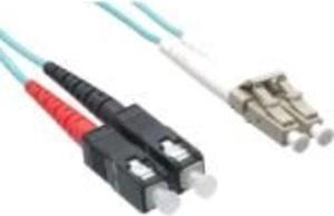 AXIOM LC/SC MULTIMODE DUPLEX OM4 50/125 FIBER OPTIC CABLE 50M