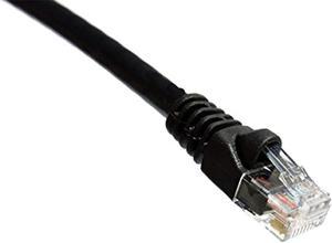 AXIOM 1FT CAT5E 350MHZ PATCH CABLE MOLDED BOOT (BLACK)