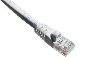 AXIOM 1FT CAT5E 350MHZ PATCH CABLE MOLDED BOOT (WHITE)