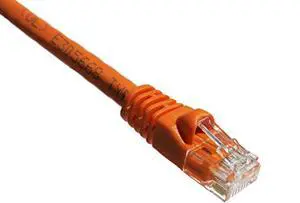 AXIOM 50FT CAT5E 350MHZ PATCH CABLE MOLDED BOOT (ORANGE)