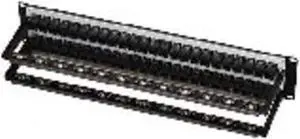 CAT5E FEED-THROUGH PATCH PANEL - 2U, SHIELDED, 48-PORT, GSA, TAA