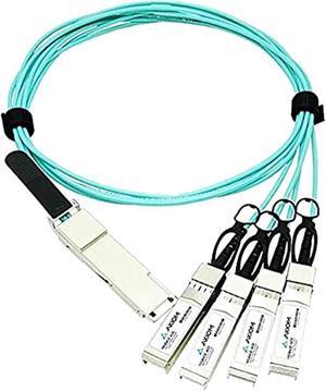 AXIOM 40GBASE-AOC QSFP+ TO 4 SFP+ ACTIVE OPTICAL CABLE EXTREME COMPATIBLE, 20M