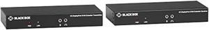 black box kvm extender kit over fiber - 4k30, single-head, displayport, usb 2.0 hub, seria