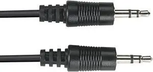 black box network services 3.5-mm stereo audio cables, 24 awg, male ej110-0005