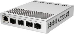 mikrotik cloud router switch crs305 4 sfp+ 10gbps ports 1 gbit port osl5 crs305-1g-4s+in