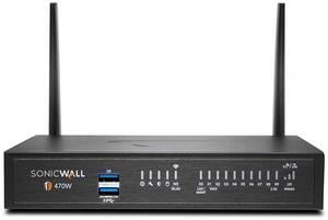 SonicWall TZ470W Wireless Firewall (Gen 7) w/ Secure Upgrade Plus (3-Year Advanced Protection Security Suite) and 1 Year CSE | 03-SSC-3016
