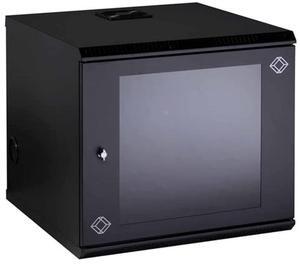 black box 10u wallmount cabinet 22" w x 23.5" d m6 square holes