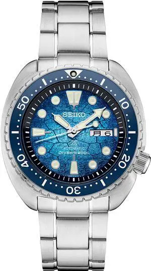 seiko prospex us special edition ocean conservation turtle diver 200m automatic blue dial watch srph59