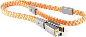ifi mercury3.0 audiophile usb 3.0 a to b cable for computer/usb audio and data transfer (0.5m, usb 3.0 b)