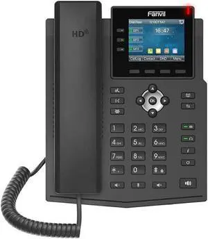 fanvil x3u-pro 2.8" color display 6 sip lines 3line keys ipv4 & ipv6 poe & gige g.722 opus g.723.1