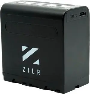 zilr np-f970 10050mah battery with usb type-c pd