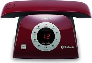 vtech vs122-16 retro-design dect 6.0 cordless phone: bluetooth connect to cell, call blocker, answering system, full-duplex speakerphone, up to 1000 phonebook contacts & 1000 call block entries