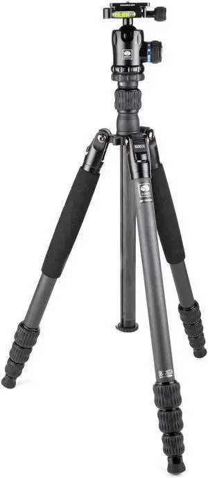 sirui camera tripod am-1204k lightweight carbon fiber tripod with k-10x ball head with case - convertible to monopod