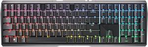 cherry mx 3.0s wireless mechanical gaming keyboard. aluminum housing built for gamers w/mx red switches. rgb backlit color display over 16m colors. from the makers of mx.