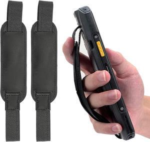 twin pack: hand strap for zebra tc21 tc26 tc53 tc58 tc73 tc78 mobile computer scanner - adjustable on both ends - finger palm harness grip (2 units)