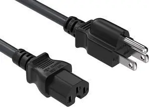 cable leader 14 awg 15a 125v power cord (nema 5-15p to iec320 c15) ul listed (6 foot (1 pack))