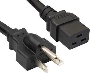 cable leader 12 awg 20a 250v power cord- nema 6-20p to iec 320 c19 (3ft)