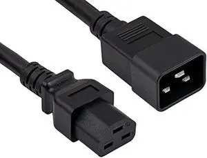 cable leader 12 awg 20a 250v heavy duty power cord (iec320 c20 to iec320 c21) ul listed (6 foot (1 pack))