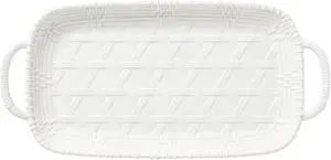 lenox 893875 wicker creek handled tray