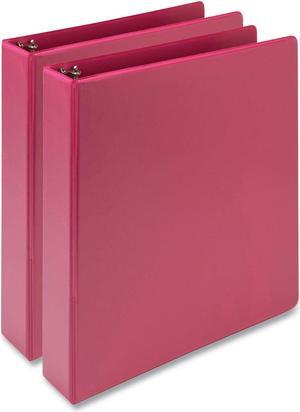 Samsill Earth's Choice 1 1/2" 3-Ring View Binders Pink 2/Pack (SAMMP286576)