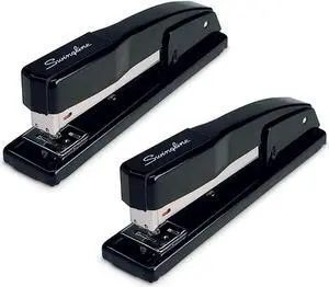 swingline stapler, 2 pack, commercial desktop stapler, 20 sheet capacity, durable metal stapler for desk, black (44401az) swingline stapler, 2 pack, commercial desktop stapler, 20 sheet capacity, durable metal stapler for desk, black (44401az)