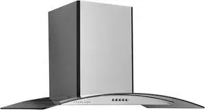 hauslane | chef series range hood wm-600 wall mount range hood | european style with stainless steel and tempered glass | 3 speed, led lamps | ducted or ventless (30")