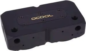 alphacool 13322 eisdecke d5 dual brass top - deep black water cooling pumps