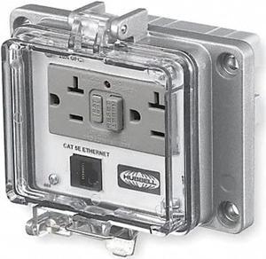 hubbell power & data access port wiring device 52475 power & data access port