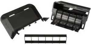 panduit - afr4wtrbl - panduit above floor raceway wall transition fitting, black - black - 1 panduit - afr4wtrbl - panduit above floor raceway wall transition fitting, black - black - 1