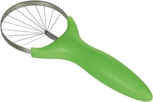 progressive international prepworks stainless steel blades kitchen utensil tool fruit avocado slicer, green