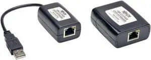 tripp lite b203-101-pnp 1-port usb 2.0 over cat5 cat6 extender hub transmitter and receiver