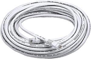 Monoprice Cat6 Ethernet Patch Cable - Network Internet Cord - RJ45, Stranded, 550Mhz, UTP, Pure Bare Copper Wire, 24AWG, 50ft, White