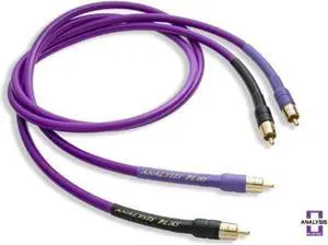 Analysis Plus Oval One Audio Interconnect Cables RCA, Pair, 1.0 Meters (40 inches)