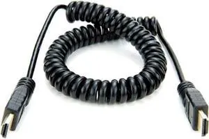 Atomos 19.68"/50cm Coiled Full Size HDMI to Full Sized HDMI Cable #ATOMCAB011