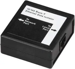 Black Box Ethernet Data Isolator - 2 x RJ-45 - Ethernet