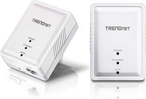trendnet powerline 500 av mini network starter kit, includes 2 x tpl-406e adapters, tpl-406e2k