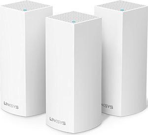 linksys velop ac2200 tri-band whole home wifi intelligent mesh system, 3-pack, easy setup, maximize wifi range & speed for all