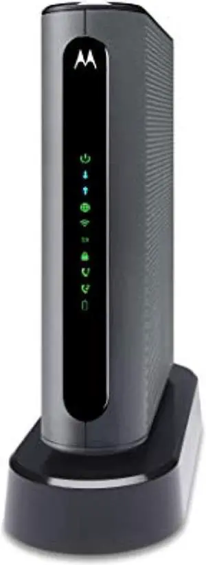 Motorola - Dual-Band AC1900 Router with 24X8 DOCSIS 3.0 Cable Modem and Comcast Xfinity Voice Support - Black Motorola - Dual-Band AC1900 Router with 24X8 DOCSIS 3.0 Cable Modem and Comcast Xfinity Voice Support - Black