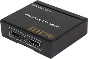 viewhd 2 port 1x2 powered hdmi mini splitter for 1080p & 3d | model: vhd-1x2mn3d