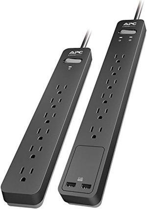 APC Surge Protector - 6 Outlets - 6' Cord - 1080 Joules - 2pk.