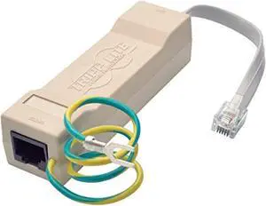 tripp lite 2 network and phone in-line surge protector (dtel2)
