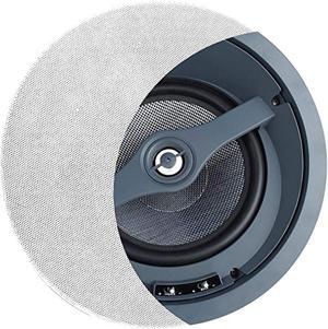 osd audio ace870 8" angled lcr trimless in-ceiling speaker 175w w/carbon fiber composite cone woofer and pivoting aluminum dome