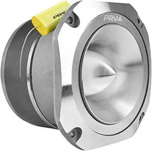 prv audio tw700ticr titanium 4" chrome bullet super tweeter 8 ohms 1.5" vc pro audio high frequency driver 107db 120 watts rms  builtin polyester capacitor